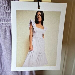 NWT Nation Ltd Lavender Ruffle dress